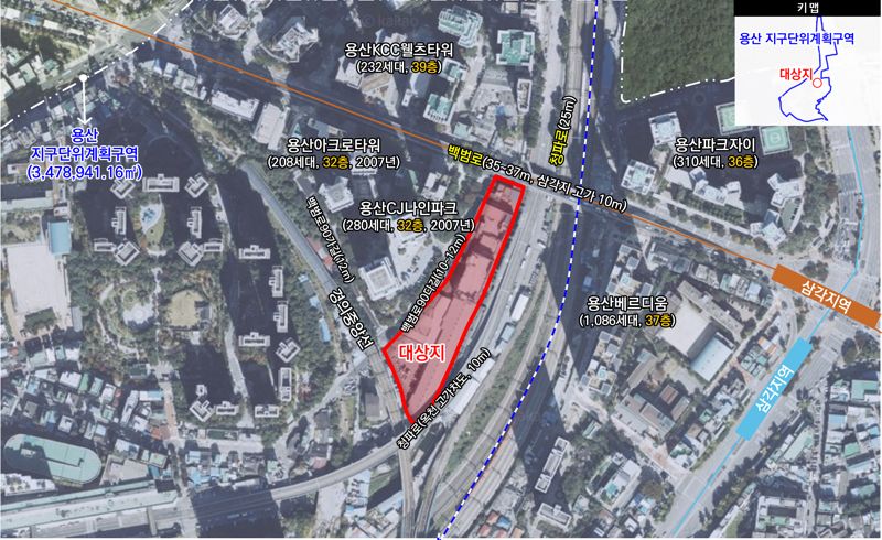 용산 오리온 본사 부지, 38층 높이 주상복합 조성 '삼각지역세권 활성화'