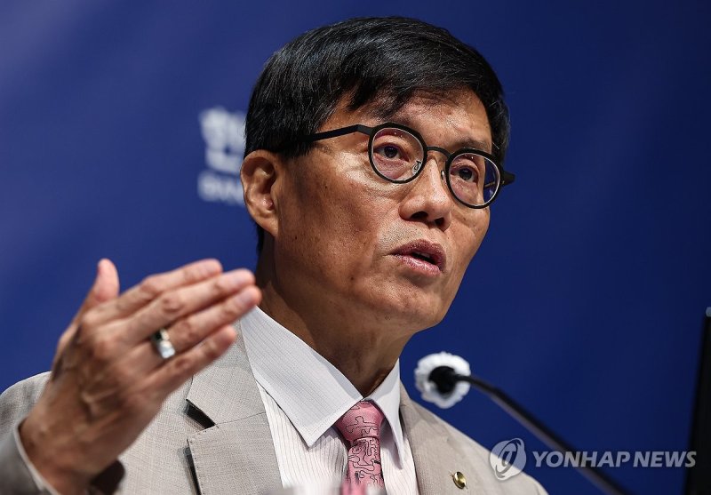 이창용 총재, 금융통화위원회 기자간담회 (출처=연합뉴스)