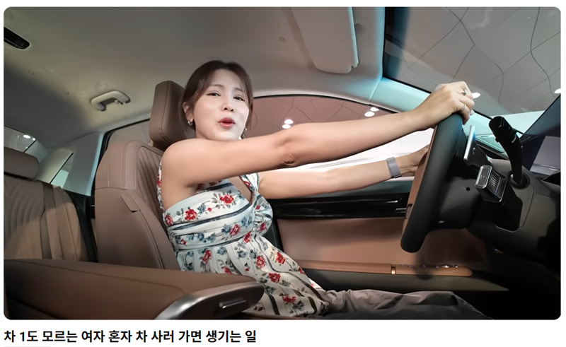 상담할 기분 아닌데요... 차 영업사원한테 면박 당한 유튜버, 영상 논란