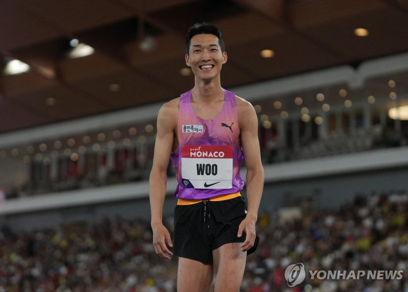 환하게 웃는 우상혁 (출처=연합뉴스)