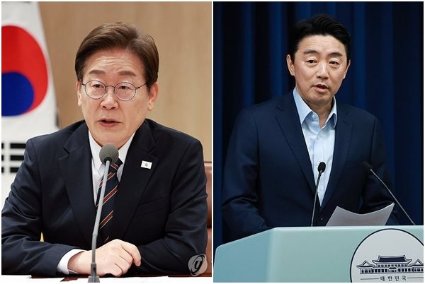 이재명 메이저 바카라사이트 주사위(좌). 메이저 바카라사이트 주사위 메이저 바카라사이트 주사위비서실장(우). 사진=연합뉴스
