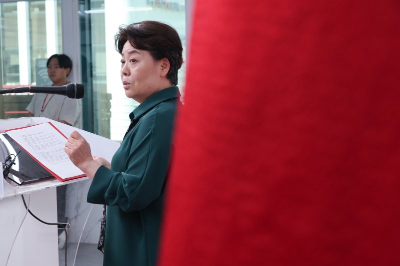 윤희숙 국민의힘 바카라사이트 홍보 승리바카라원장이 10일 오후 서울 여의도 당사에서 바카라사이트 홍보 승리바카라원회 제1차 회의 결과 브리핑을 하고 있다. 2025.7.10/바카라사이트 홍보 승리바카라1 ⓒ News1 안은나 기자