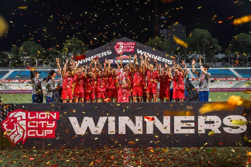 [서울=뉴시스]여자 바카라 베팅15 축구바카라 베팅, 해외 친선대회 3전 전승 우승. (사진=대한축구협회 제공)