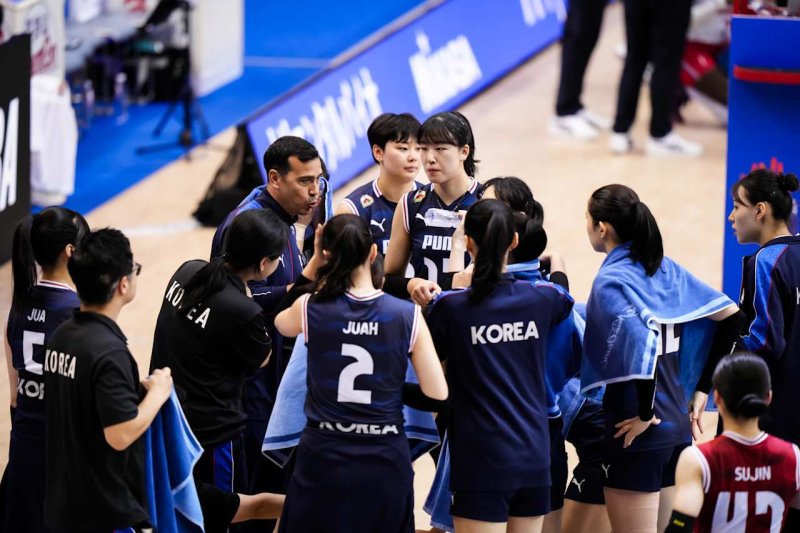 '대한민국 여자배구, VNL 강등 
