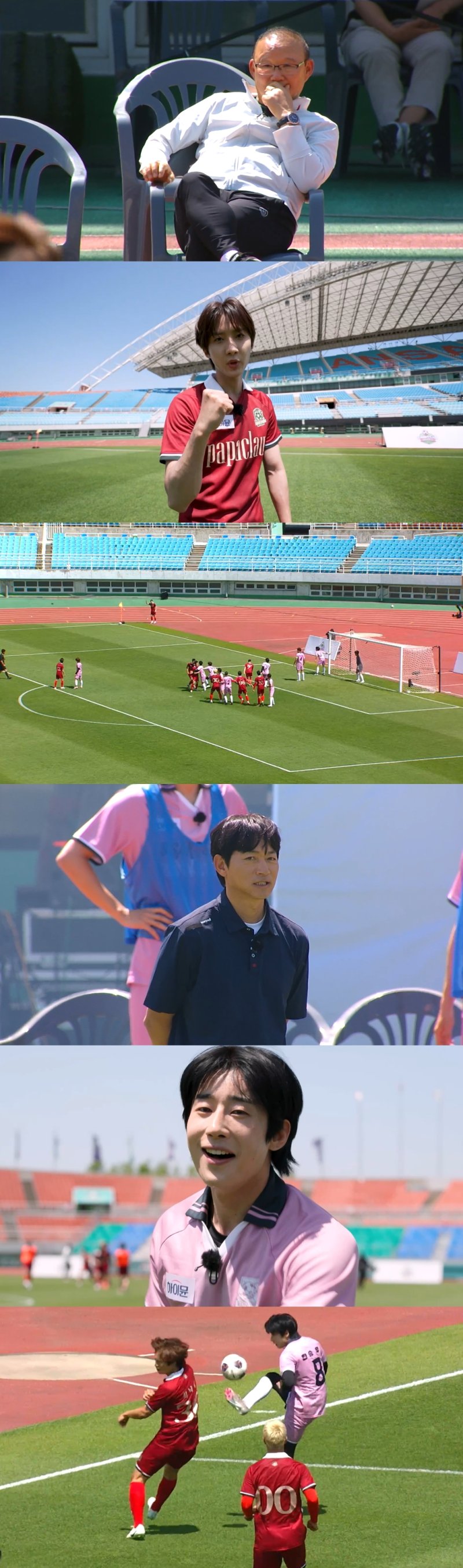 [서울=뉴시스] 13일 오후 7시 10분 메이저 바카라 사이트되는 JTBC '뭉쳐야 찬다4' 15회에서 박항서의 'FC파파클로스'와 김남일의 '싹쓰리UTD'의 대결이 그려진다. (사진=JTBC '뭉쳐야 찬다4' 제공) 2025.07.13. photo@newsis.com *재판매 및 DB 금지