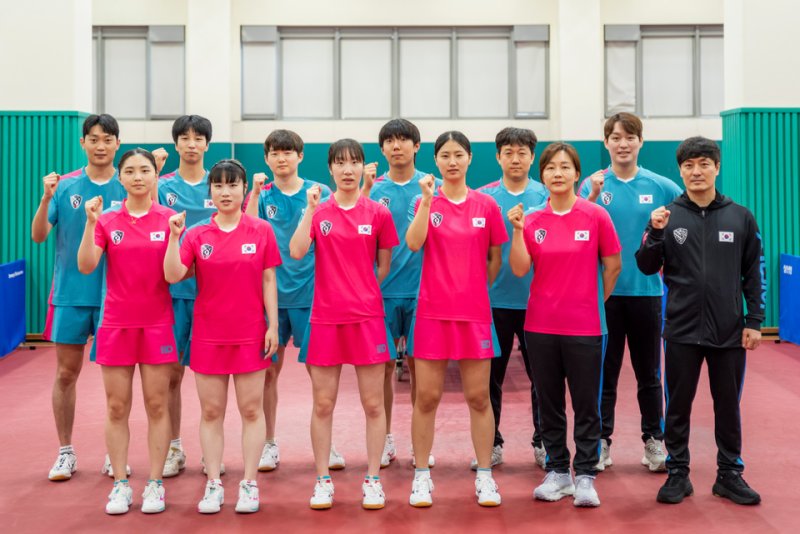 [서울=뉴시스] 2025 라인루르 하계세계대학경기대회(유니버시아드대회·U대회)에 출전하는 탁구 U대회 해시 게임 바카라. (사진=대한탁구협회 제공) *재판매 및 DB 금지