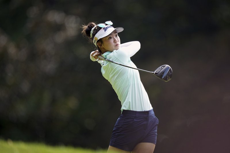 [에비앙레뱅=AP/뉴시스] 미국여자프로골프(LPGA) 투어 시즌 4번째 메이저대회인 아문디 에비앙 챔피언십에서 우승한 호주 교포 바카라 카지노 김. 2025.07.13.