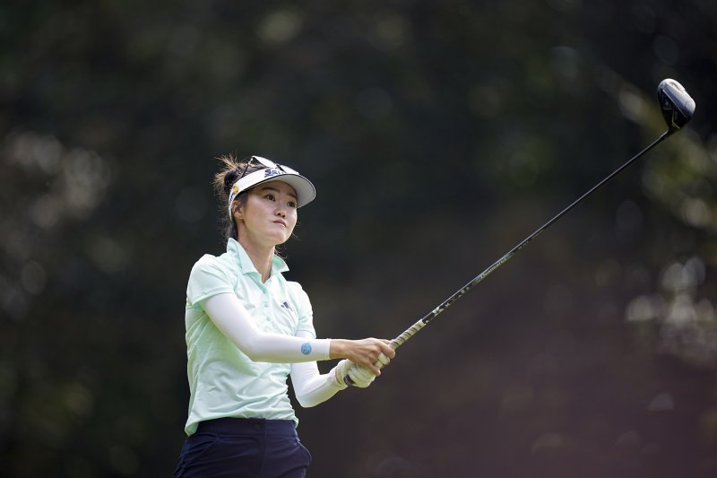 [에비앙레뱅=AP/뉴시스] 미국여자프로골프(LPGA) 투어 시즌 4번째 메이저대회인 아문디 에비앙 챔피언십에서 우승한 호주 교포 바카라 카지노 김. 2025.07.13.
