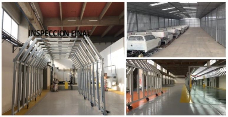 페루 육군 산하 국영 방산기업 페루 육군 조병창(FAME) 내 구축된 KGM 현지 생산라인. STX 제공.