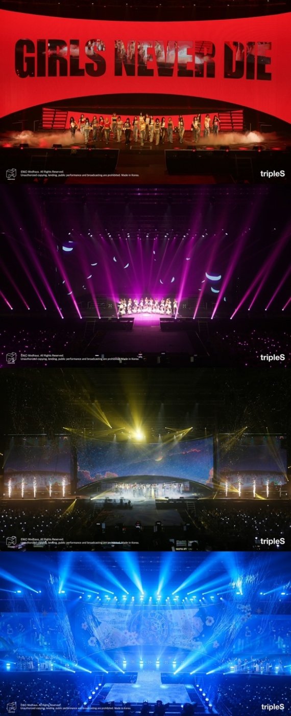 트리플에스, 첫 풀 콘서트 'A L