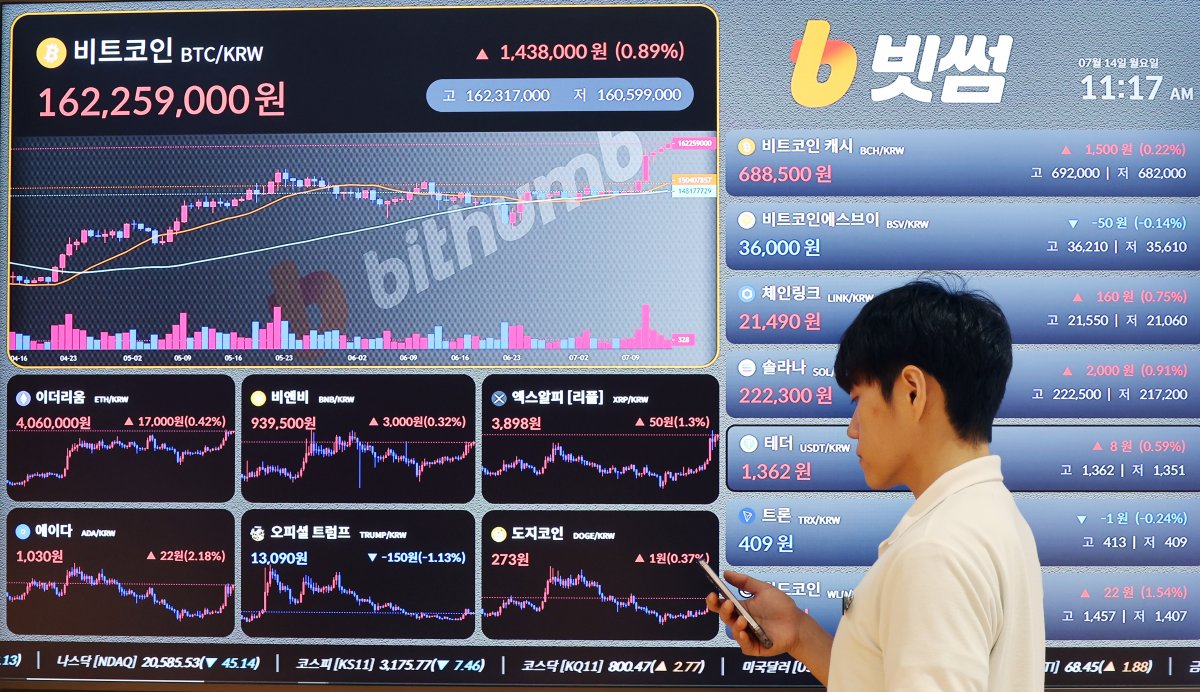 비트코인 12만 달러 돌파..이더리움 3000달러 진입 [상보] - 파이낸셜뉴스