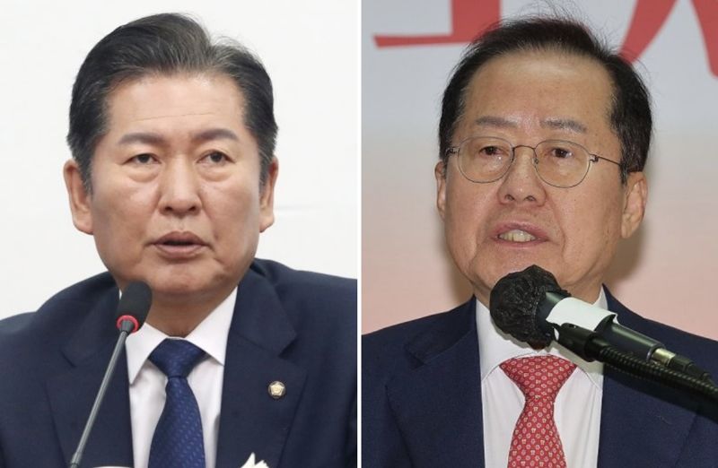 홍준표 "尹·韓, 부화뇌동 일당 반드시 죗값 치러야"..정청래 "동의한다"