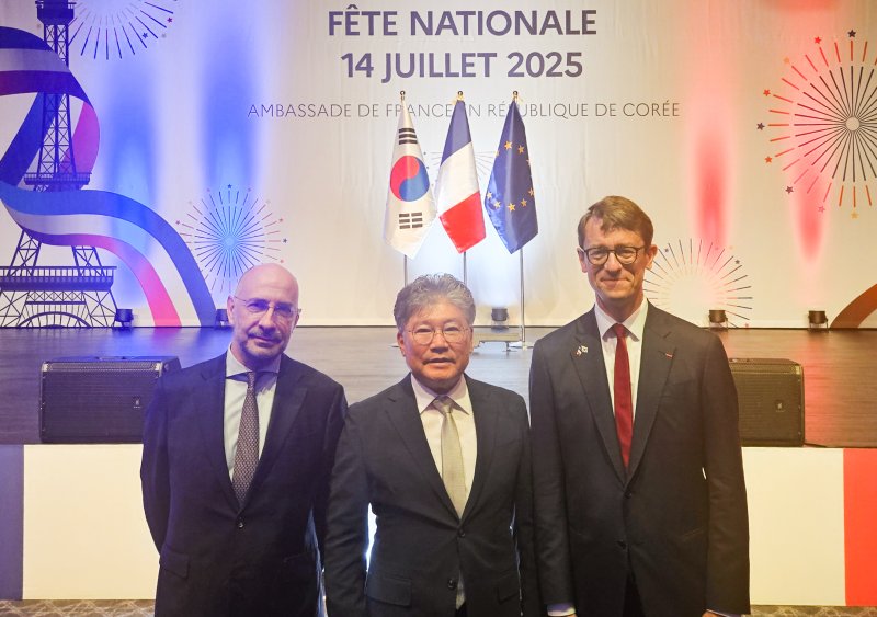 장세일 전남 영광군수가 14일 서울 그랜드하얏트호텔에서 열린 프랑스 국경일 기념식에 참석하고 있다.(영광군 제공. 재배포 및 DB 금지)