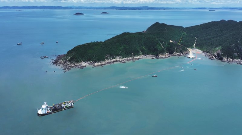 대한전선, 전남 해상 프로젝트 포설 완료