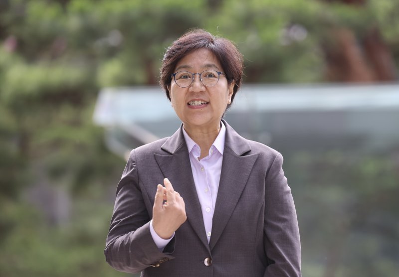 [서울=뉴시스] 김근수 기자 = 정은경 보건복지부 장관 후보자. 2025.06.30. ks@newsis.com
