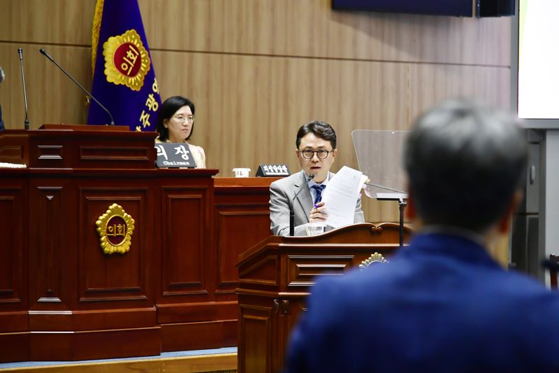 박수기 광주광역시의원 "광주광역시, 1급 발암물질 지하수 오염 2년 방치...시민 건강 위협"