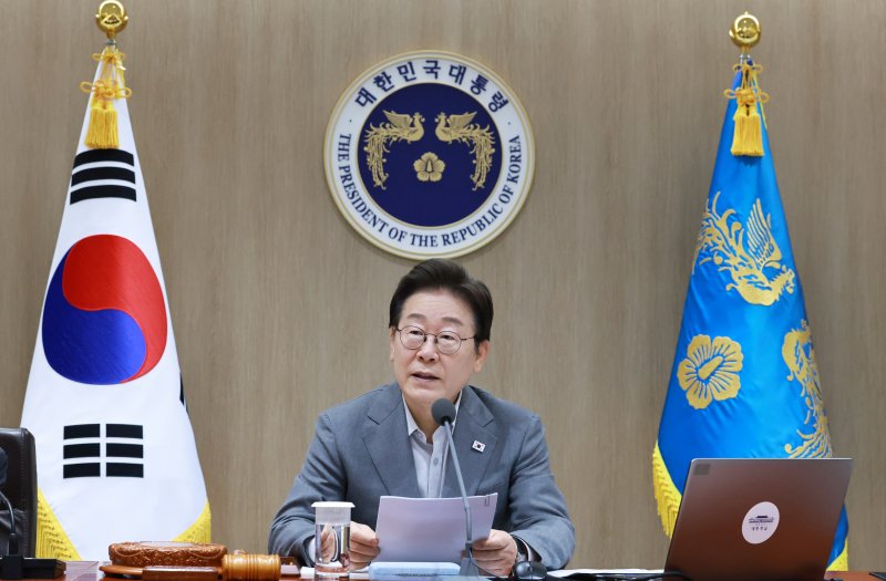 [서울=뉴시스] 최동준 기자 = 이재명 파라오 슬롯이 15일 서울 용산 파라오 슬롯실 청사에서 열린 국무회의에서 발언하고 있다. (파라오 슬롯실통신사진기자단) 2025.07.15. photocdj@newsis.com