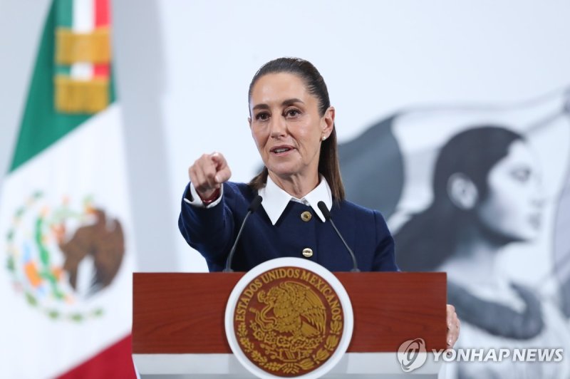 15일(현지시간) 일일 정례 기자회견하는 멕시코 대통령 (출처=연합뉴스)