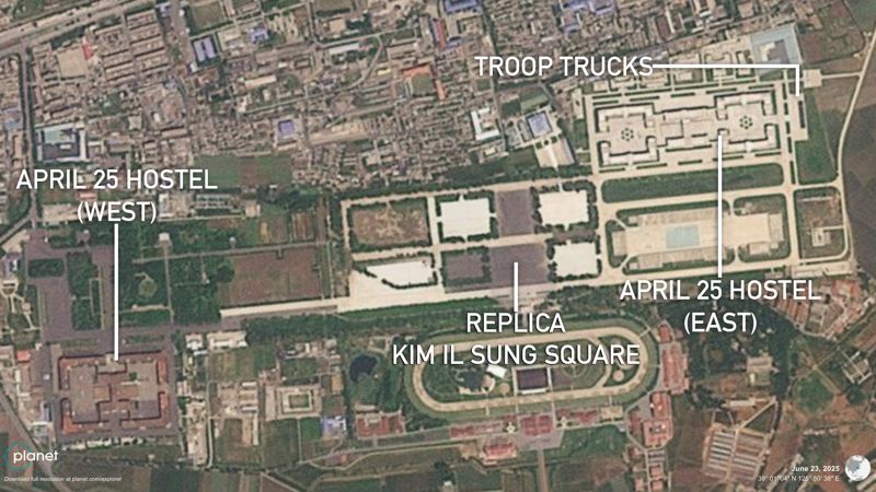 북한군, 평양 미림기지서 열병식 예행연습 움직임 관측