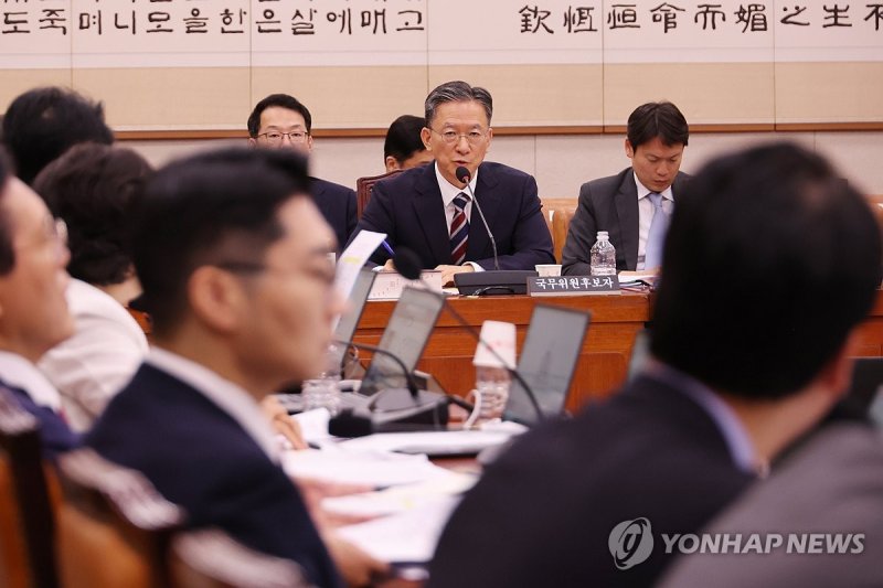 답변하는 정성호 법무부 장관 후보자 (출처=연합뉴스)