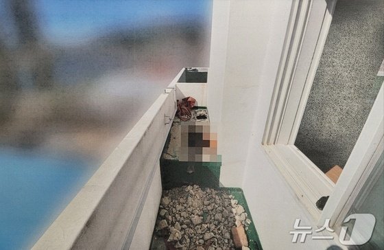 A 씨가 동거녀를 살해한 뒤 시체를 여행용 가방에 담아 숨긴 장소(경남경찰청 제공. 재판매 및 DB금지)