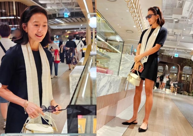 58세 김희애, 베이커리서도 우아한 미모…놀라운 늘씬 각선미 [N샷]