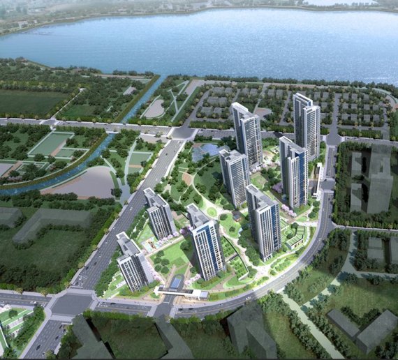 경기 '의왕군포안산S1-3BL' 조감도. 동부건설 제공