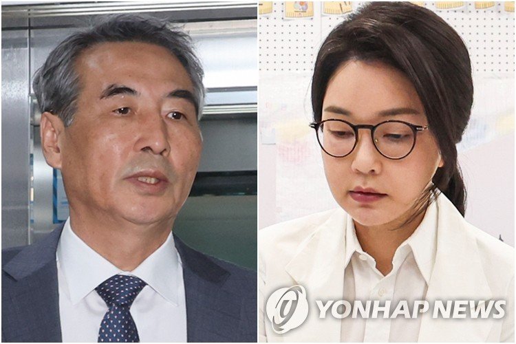 민중기 VS 김건희 (출처=연합뉴스)