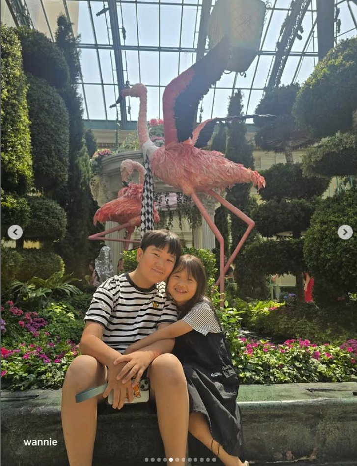 아이들 사진인데 도경완♥장윤정처럼 보이는 효과…'붕어빵 가족'