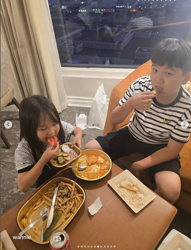 아이들 사진인데 도경완♥장윤정처럼 보이는 효과…'붕어빵 가족'