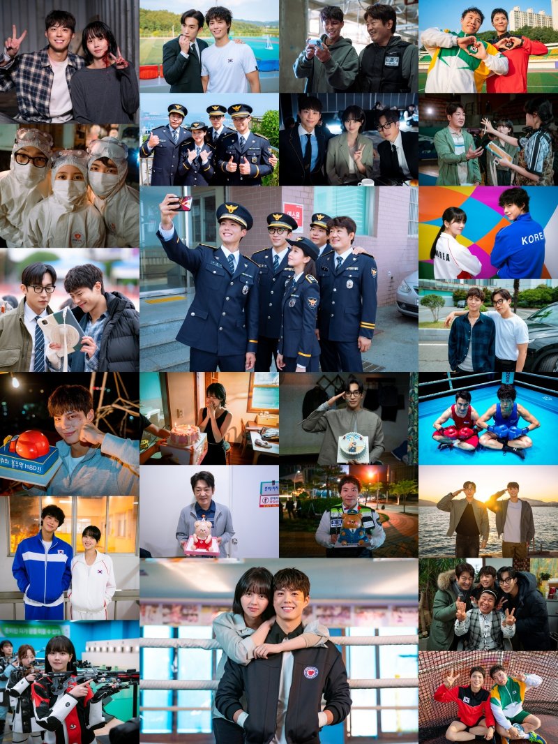 종영 D-1 '굿보이', 백허그한 박보검·김소현 등 '케미' 폭발 비하인드