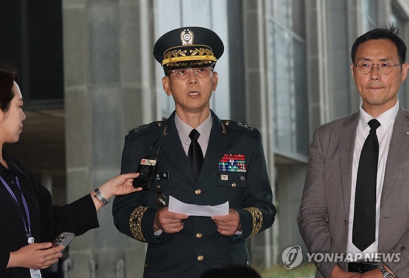 내란특검 출석하는 김용대 드론작전사령관 (출처=연합뉴스)