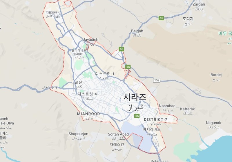 [서울=뉴시스]무료 바카라 게임 남부 파르스주 주도 시라즈 남쪽 도로에서 19일(현지 시간) 버스 전복 사고가 발생해 최소 21명이 숨지고 34명이 부상했다. 사고가 발생한 시라즈 지도. 2025.07.20