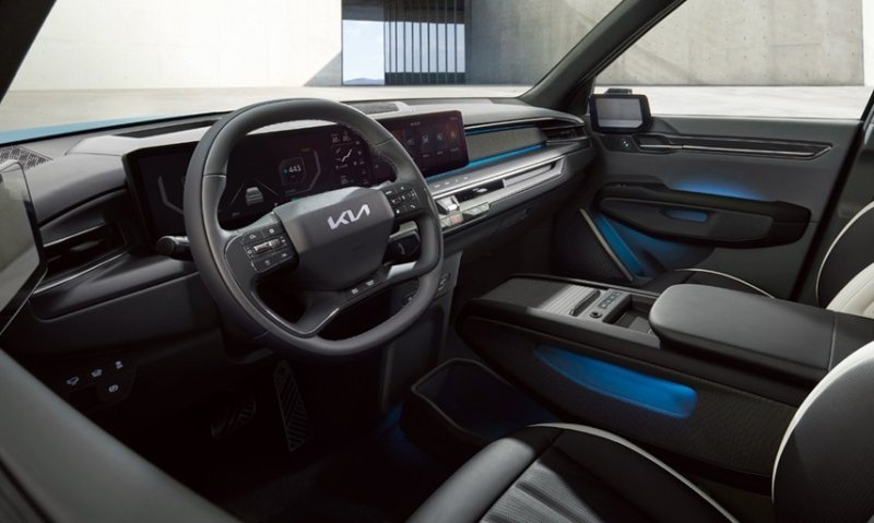 기아의 EV9 바카라사이트.(EV9 브로셔 캡쳐)