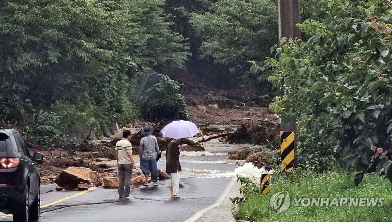 산청 재해 현장 (출처=연합뉴스)