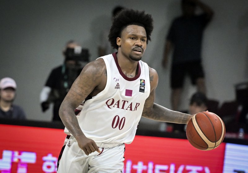 [서울=뉴시스] 카타르 남자 농구 대표팀의 브랜던 굿윈. (사진=대한민국농구협회 제공) *재판매 및 DB 금지
