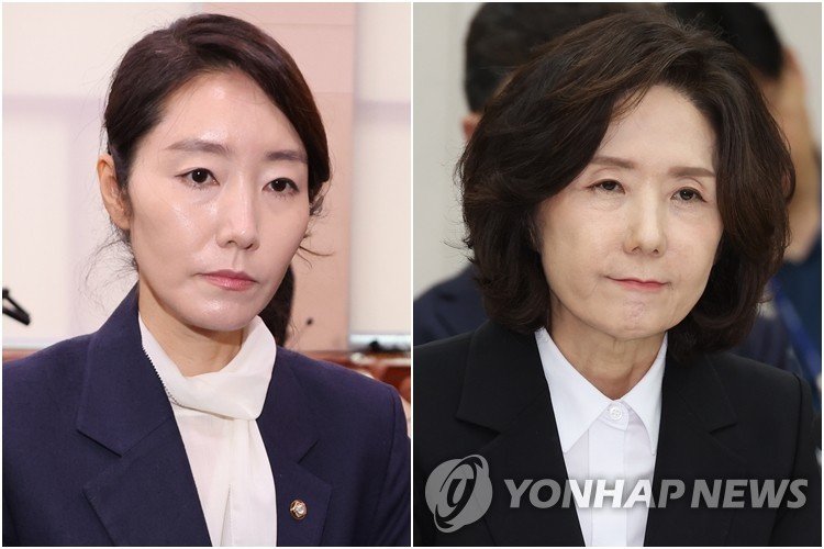 강선우 여성가족부(왼쪽)·이진숙 교육부 장관 후보자 (출처=연합뉴스)