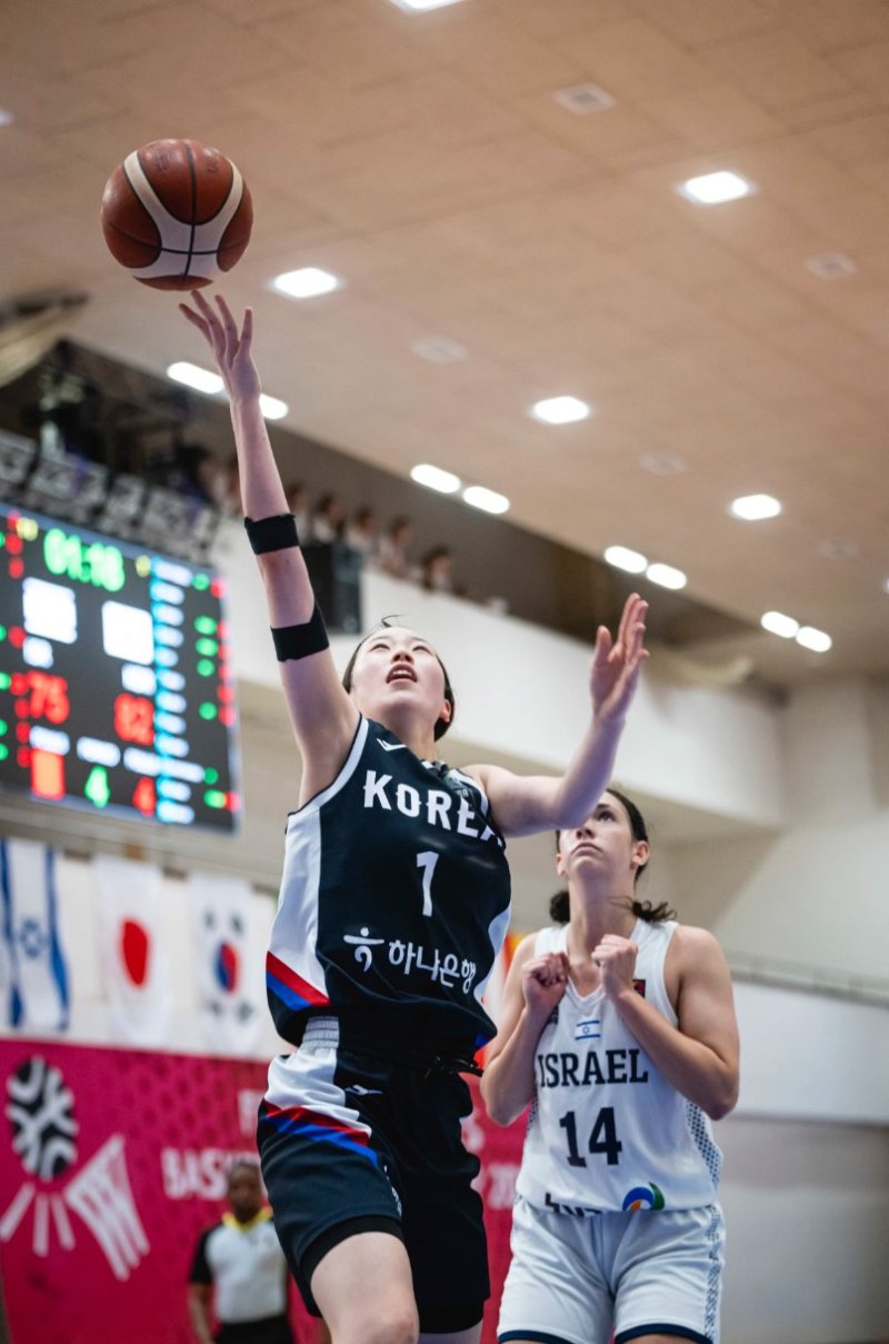 [서울=뉴시스] 한국 19세 이하(U-19) 여자농구 대표팀의 최예슬. (사진=FIBA 홈페이지 캡처) *재판매 및 DB 금지