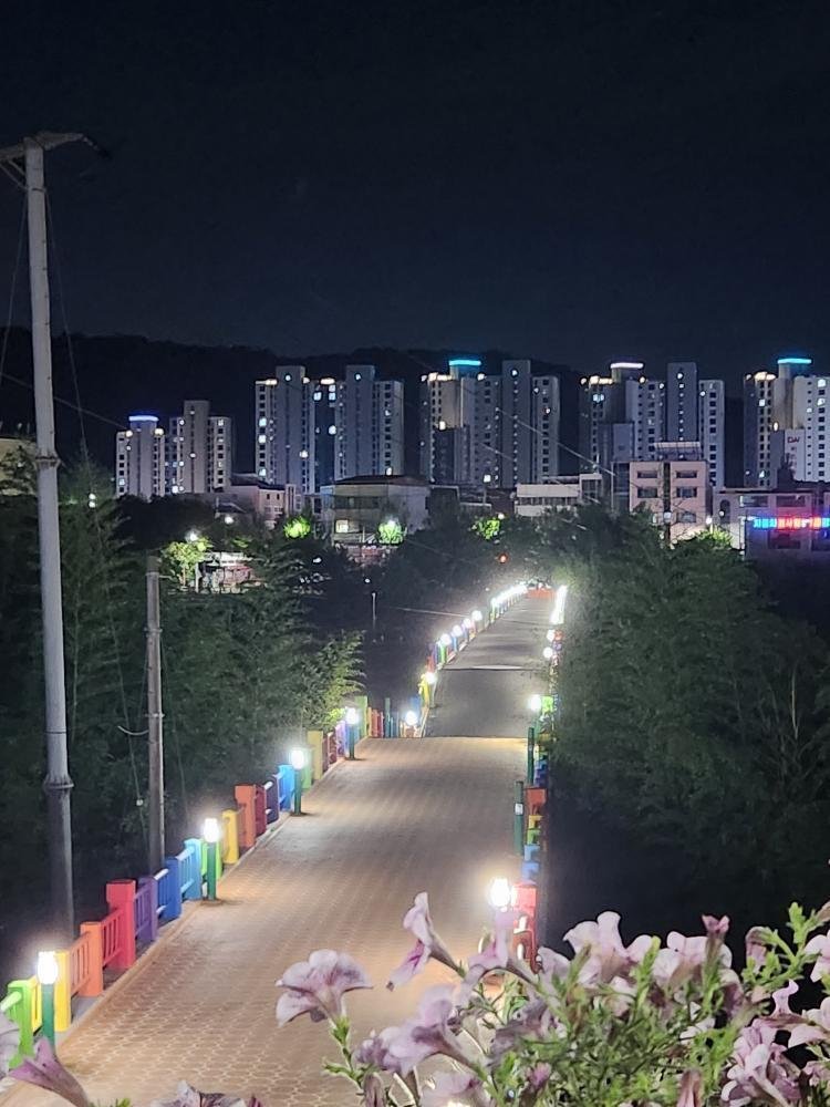 [울산=뉴시스] 구미현 기자 = 20일 울산 옛 삼호교가 전날 내린 집중호우에 교량이 휘어져 있다. (사진=독자 제공)2025.07.20. photo@newsis.com *재판매 및 DB 금지