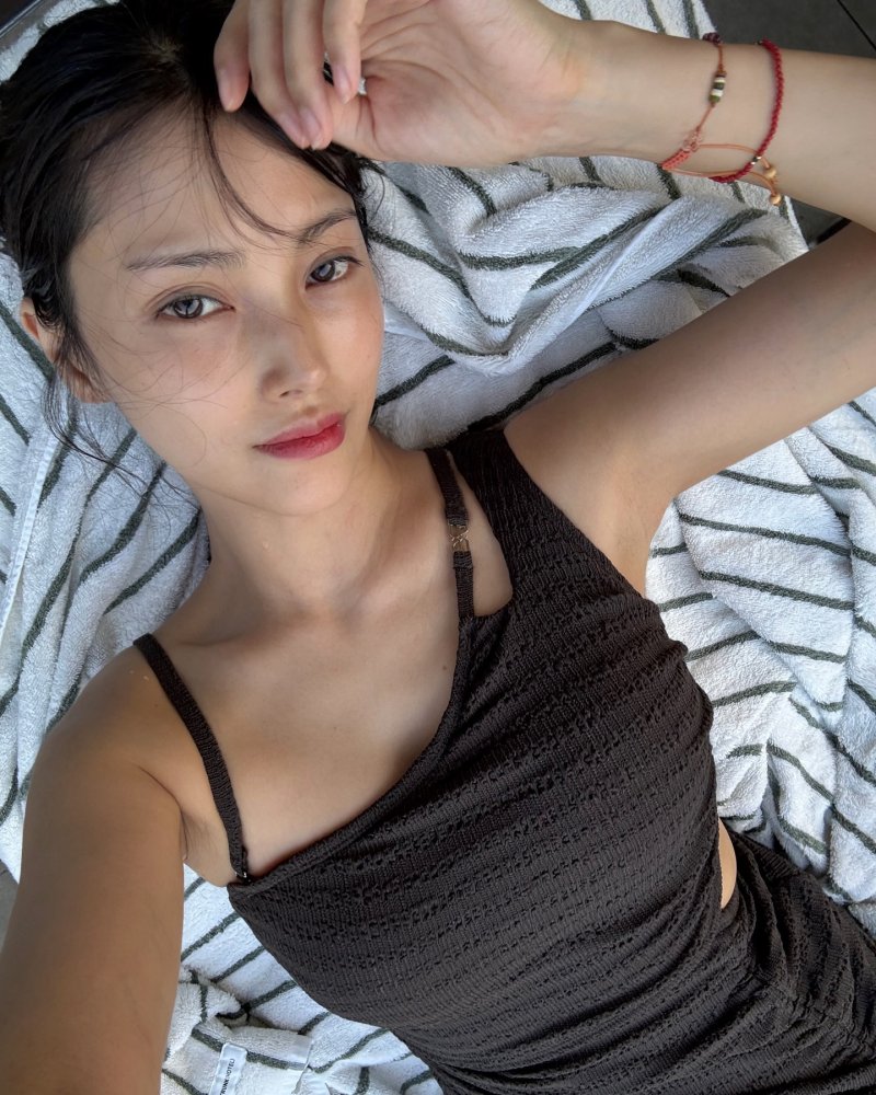박규리, 수영복 셀카 속 글래머 몸매…여신 미모까지 [N샷]