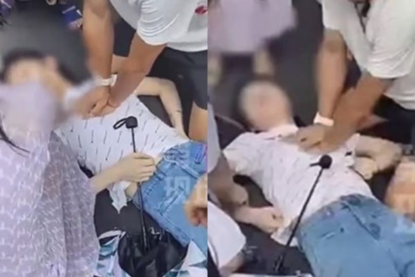 "가슴 만졌네" 쓰러진 女 심폐소생술로 살린 의대 男교수, 성추행 의혹에 분노