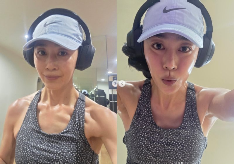 '49세' 문정희, 이렇게 근육질이었어? 몰라보게 핼쑥해진 근황 [N샷]