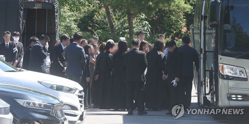 산청 산사태 희생자 발인 (출처=연합뉴스)