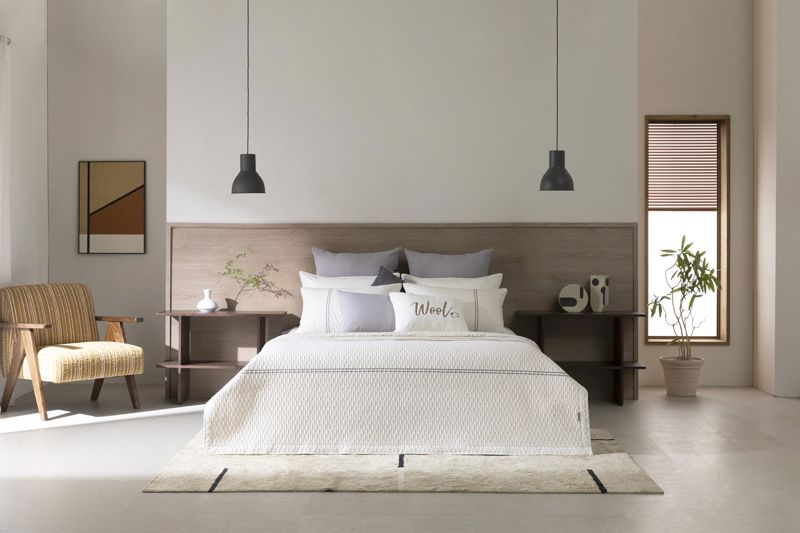 이브자리 프리미엄 양모 여름 워싱 스프레드. 이브자리 제공