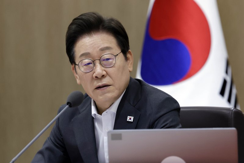 이재명 해시 게임 바카라이 22일 서울 용산 해시 게임 바카라실 청사에서 열린 국무회의에서 발언하고 있다. 사진=뉴시스