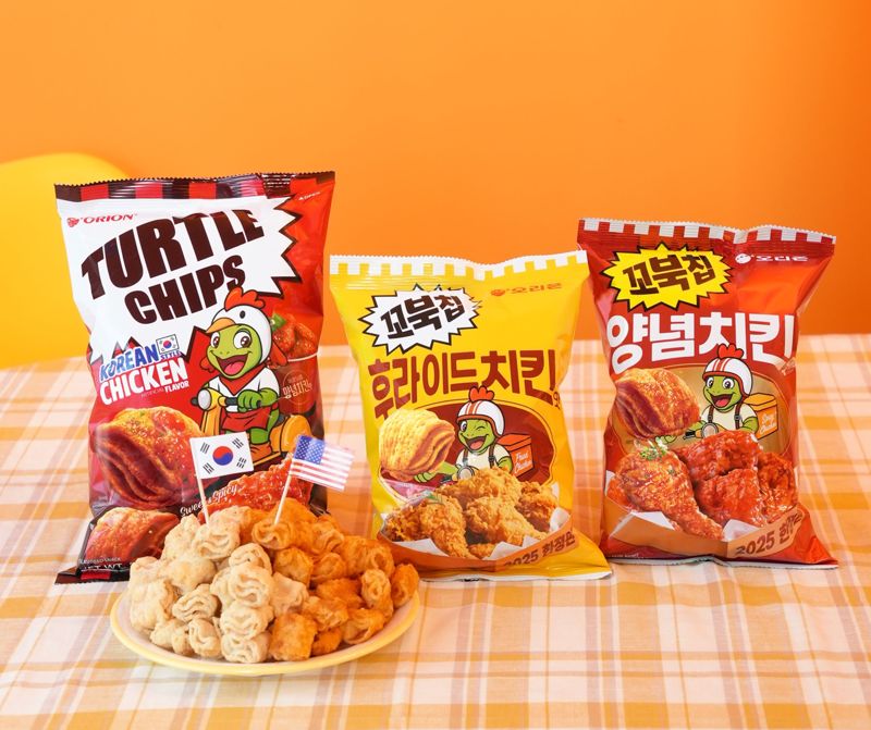 한국과 미국에 동시 출시되는 바카라 사이트 디시 양념바카라 사이트 디시 제품. 오리온 제공