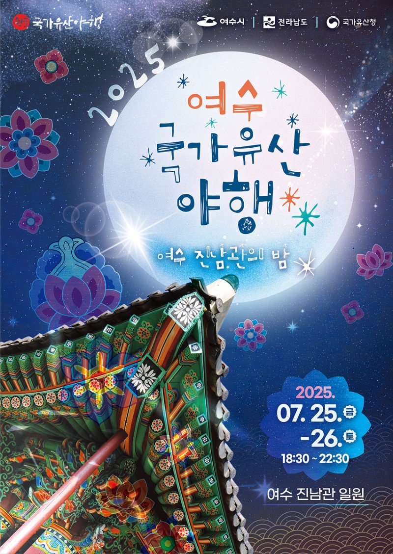 '2025 여수 국가유산 야행' 포스터