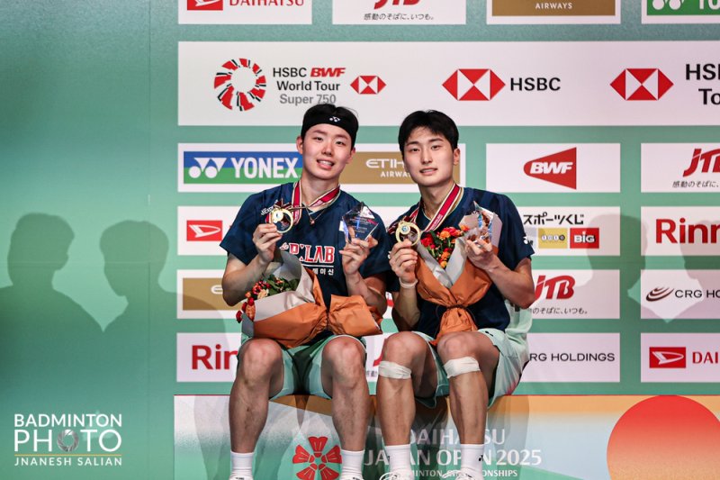 배드민턴 남자복식 바카라사이트 윈윈가 세계랭킹 바카라사이트 윈윈에 올랐다. (대한배드민턴협회 제공)