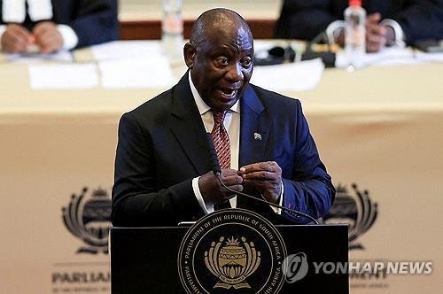 시릴 라마포사 남아프리카공화국 대통령 (출처=연합뉴스)