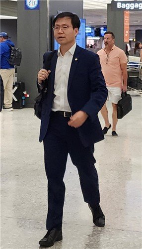 미국과 통상협의 위해 워싱턴DC에 도착한 여한구 통상교섭본부장 (출처=연합뉴스)